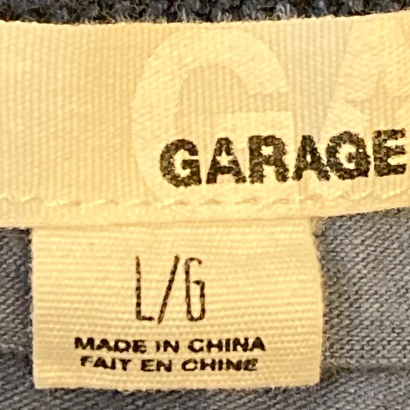 Garage Tie Dye Crop Top Size Large - Picture 4 of 5